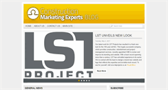Desktop Screenshot of constructionmarketingblog.co.uk
